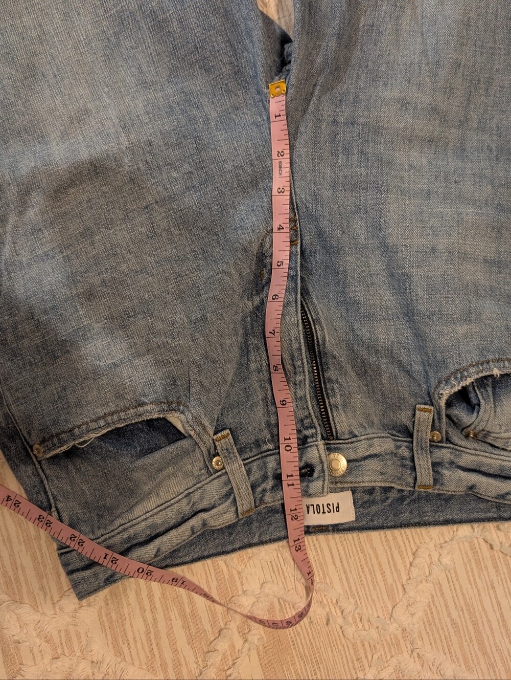 Pistola Light Blue Wide-Leg Jeans - Picture 9 of 10